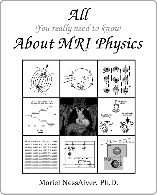 The book: All you really need to know about MRI Physics, by Moriel NessAiver, Ph.D.
